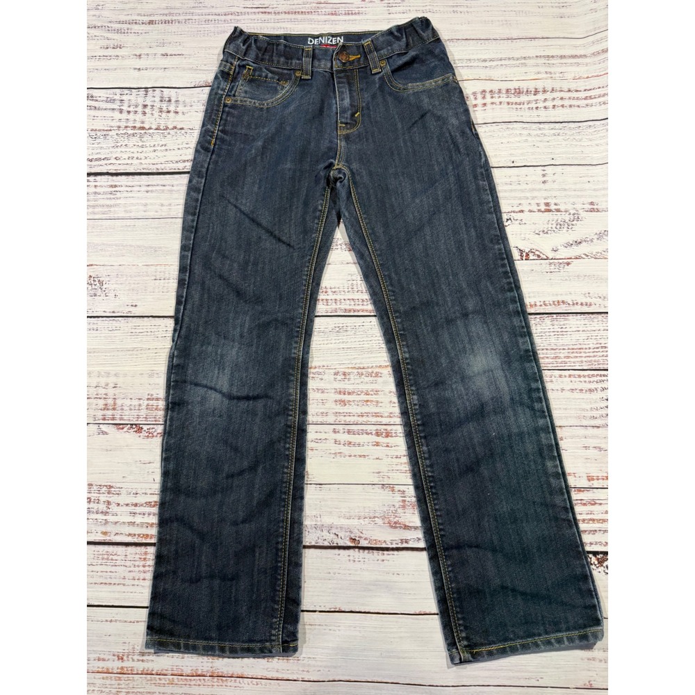 Denizen from Levis 218 Boys Slim Straight Fit Jeans Dark Wash Size 12 Regular